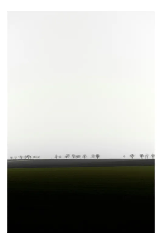 Tablou Canvas Peisaj Natură Orizont Minimalism Contrast, 50 x 70 cm