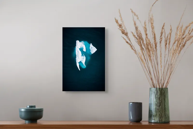 Tablou Canvas Iceberg Ocean Frumusețe Natură Mister, 26 x 39 cm – poza 5