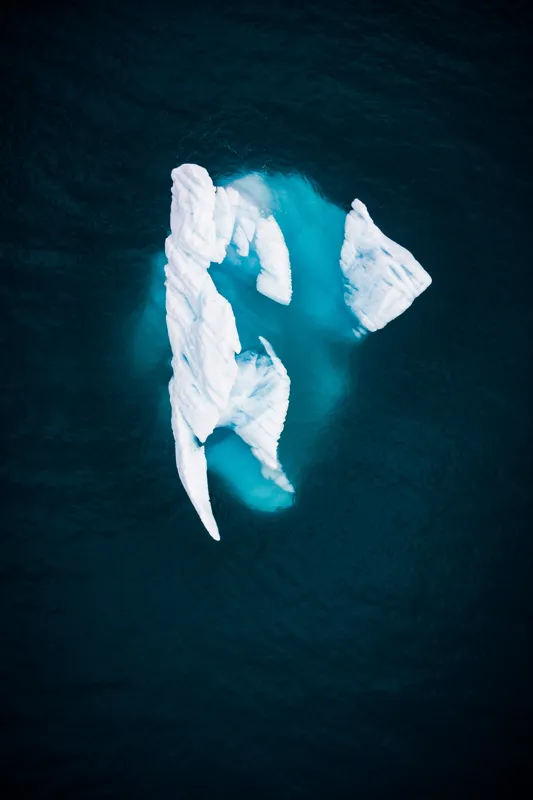 Tablou Canvas Iceberg Ocean Frumusețe Natură Mister, 26 x 39 cm – poza 2