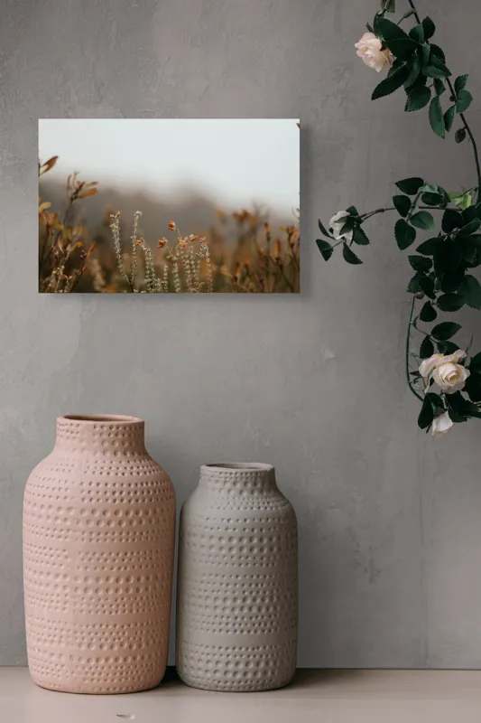 Tablou Canvas Natură Toamnă Frunze Vânt Culoare Blândețe, 39 x 26 cm – poza 4