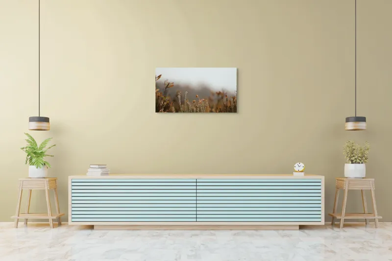 Tablou Canvas Natură Toamnă Frunze Vânt Culoare Blândețe, 90 x 50 cm – poza 5