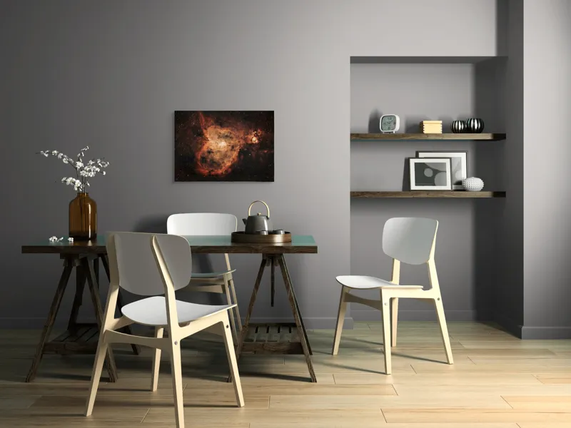 Tablou Canvas Univers Spațiu Galaxie Stele Nebuloasă Culoare Formă, 70 x 50 cm – poza 5