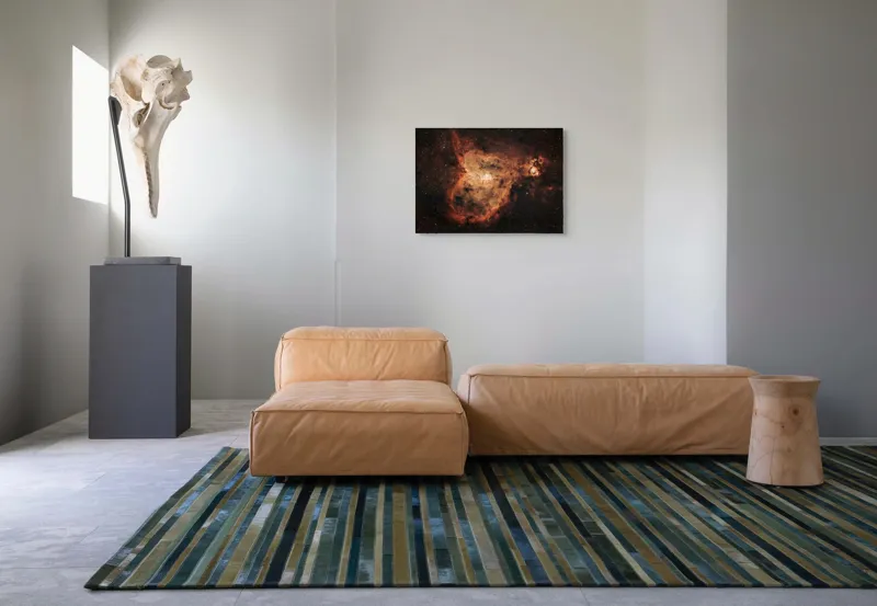 Tablou Canvas Univers Spațiu Galaxie Stele Nebuloasă Culoare Formă, 70 x 50 cm – poza 8