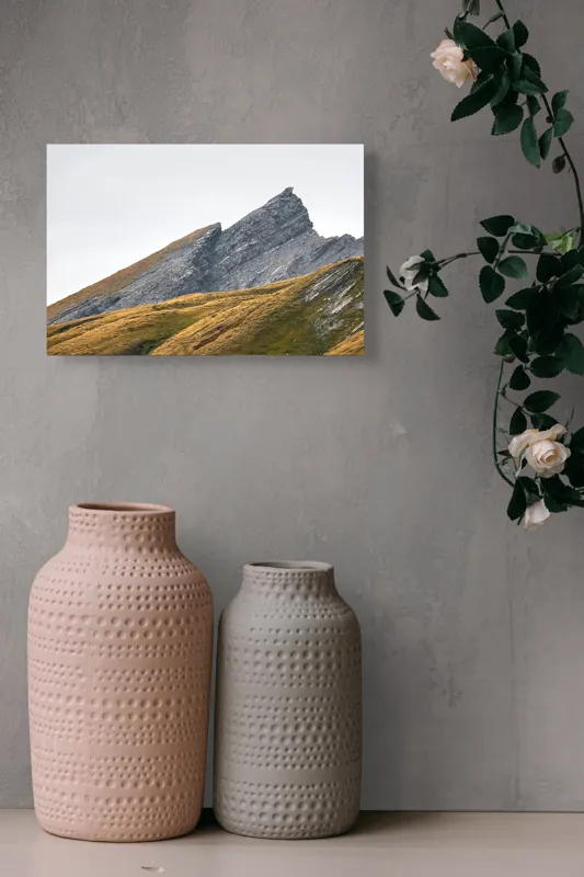 Tablou Canvas pe tema Creastă și Vârfuri montane, 39 x 26 cm – poza 4