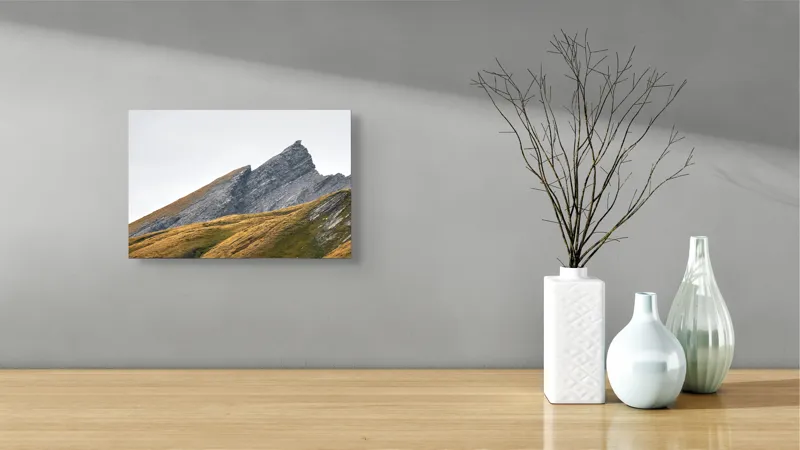 Tablou Canvas pe tema Creastă și Vârfuri montane, 39 x 26 cm – poza 8