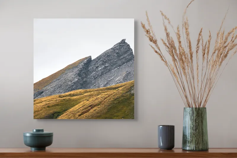 Tablou Canvas pe tema Creastă și Vârfuri montane, 50 x 50 cm – poza 4