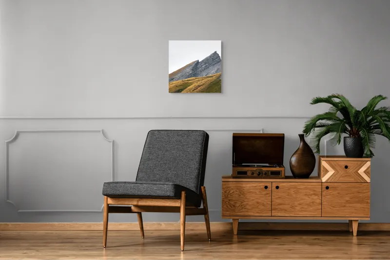 Tablou Canvas pe tema Creastă și Vârfuri montane, 50 x 50 cm – poza 6