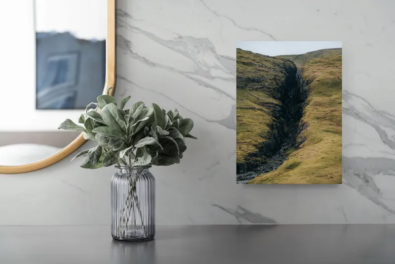 Tablou Canvas pe temă de natură: Canion în ruginiul toamnei, 26 x 39 cm – poza 4