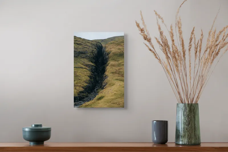 Tablou Canvas pe temă de natură: Canion în ruginiul toamnei, 26 x 39 cm – poza 5
