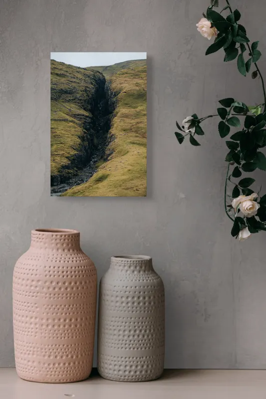 Tablou Canvas pe temă de natură: Canion în ruginiul toamnei, 26 x 39 cm – poza 6
