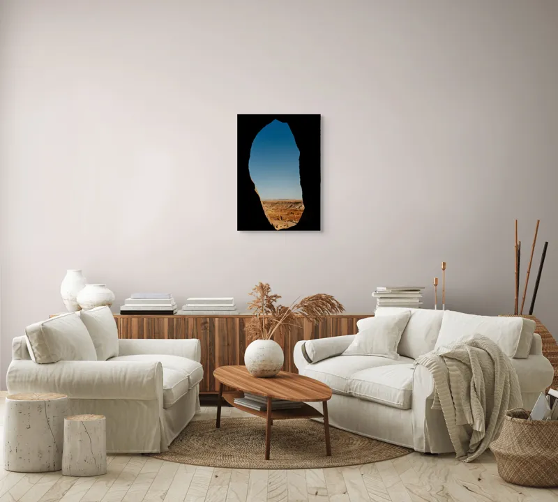 Tablou Canvas, Privire prin Portalul Naturii, , Multicolor, 50 x 70 cm – poza 4