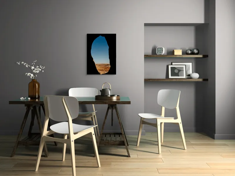 Tablou Canvas, Privire prin Portalul Naturii, , Multicolor, 50 x 70 cm – poza 5