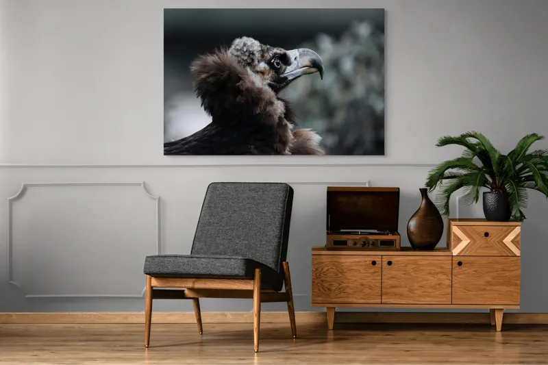 Tablou Canvas, "Vulturul contemplativ al înălțimilor montane", Majestic, Regal, Observant, Powerful, Graceful, 150 x 100 cm – poza 8