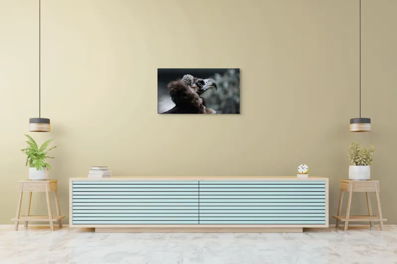 Tablou Canvas, "Vulturul contemplativ al înălțimilor montane", Majestic, Regal, Observant, Powerful, Graceful, 90 x 50 cm – poza 5