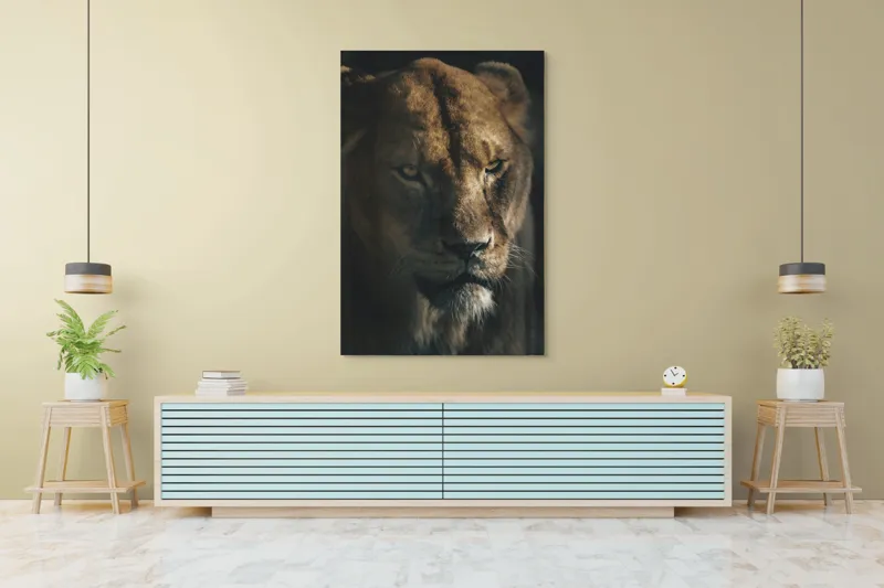 Tablou Canvas, "Regina tainică a savanei africane", 100 x 150 cm – poza 4