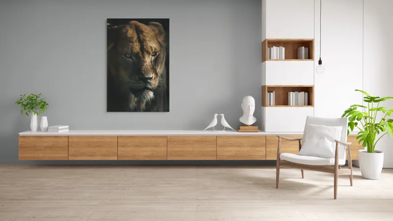 Tablou Canvas, "Regina tainică a savanei africane", 100 x 150 cm – poza 8