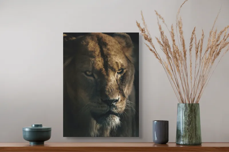 Tablou Canvas, "Regina tainică a savanei africane", 39 x 54 cm – poza 3
