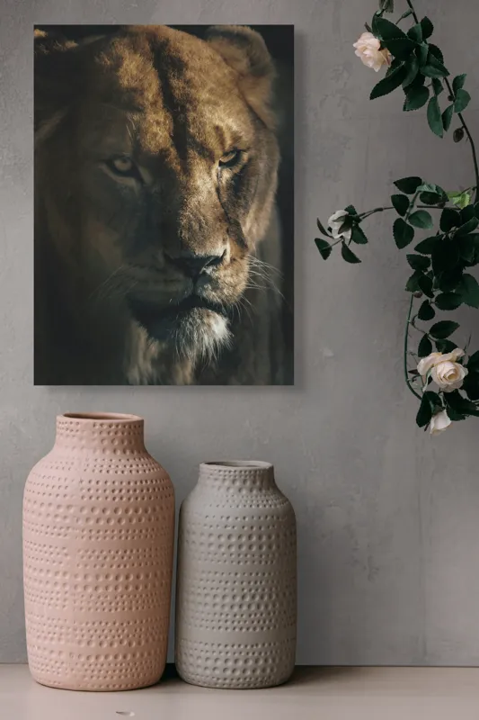 Tablou Canvas, "Regina tainică a savanei africane", 39 x 54 cm – poza 6