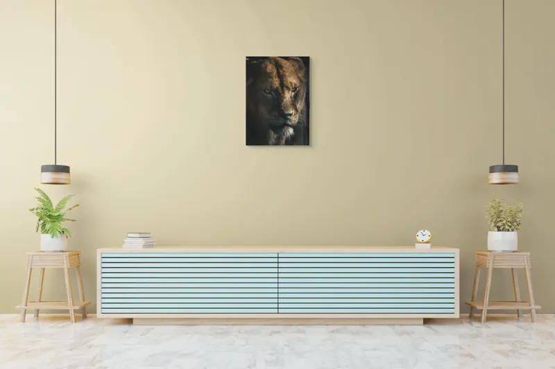 Tablou Canvas, "Regina tainică a savanei africane", Nu știu cine este în imagine., 50 x 70 cm – poza 6