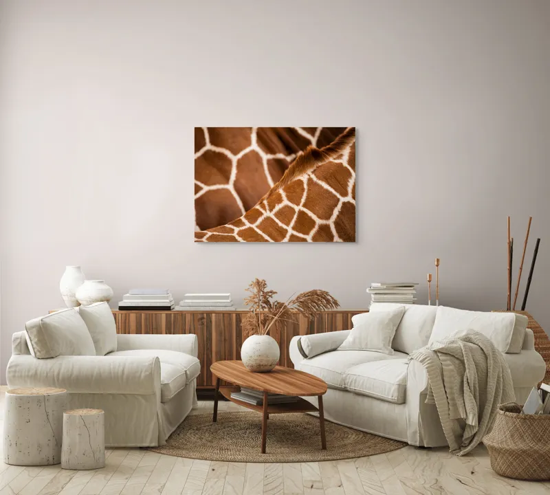 Tablou Canvas, "Pădurea de forme și linii", Model, Textură, Geometrie, Natură, Contrast, Linii, Maroc, Blană, Culoare, Abstract, 100 x 70 cm – poza 3