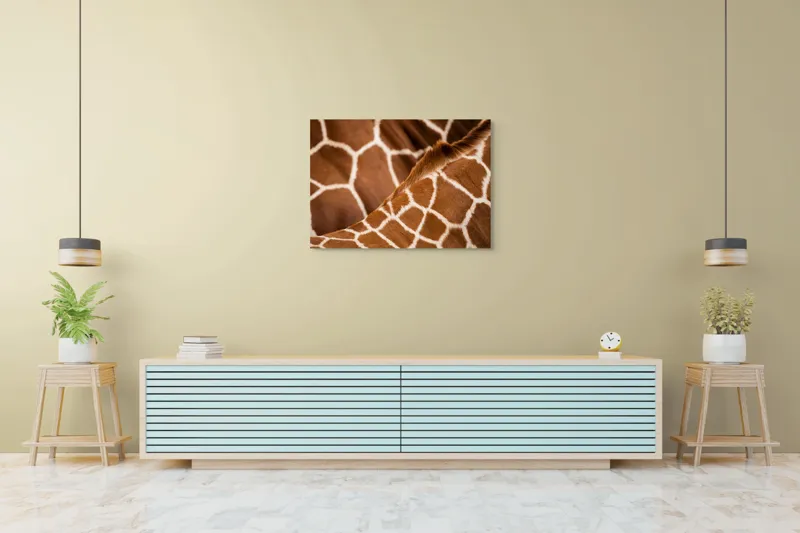 Tablou Canvas, "Pădurea de forme și linii", Model, Textură, Geometrie, Natură, Contrast, Linii, Maroc, Blană, Culoare, Abstract, 100 x 70 cm – poza 4