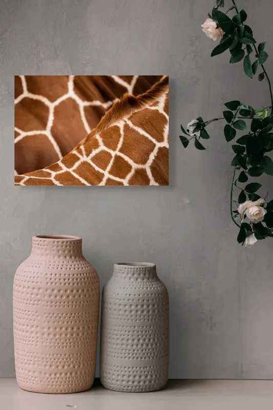 Tablou Canvas, "Pădurea de forme și linii", Model, Textură, Geometrie, Natură, Contrast, Linii, Maroc, Blană, Culoare, Abstract, 54 x 39 cm – poza 8