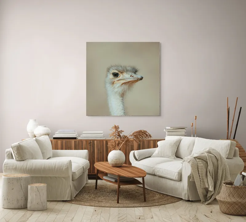 Tablou Canvas, "Privește lumea cu măreție tăcută", 100 x 100 cm – poza 3
