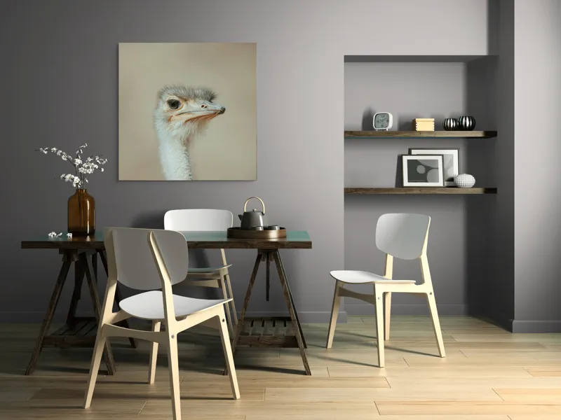 Tablou Canvas, "Privește lumea cu măreție tăcută", 100 x 100 cm – poza 6