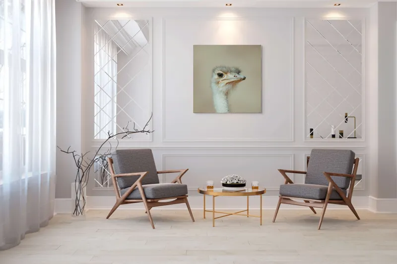 Tablou Canvas, "Privește lumea cu măreție tăcută", 100 x 100 cm – poza 7