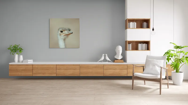 Tablou Canvas, "Privește lumea cu măreție tăcută", 100 x 100 cm – poza 8