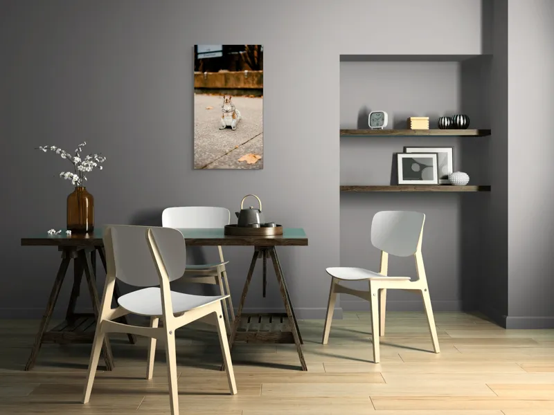 Tablou Canvas, "Veverița curajoasă în mijlocul orașului", Nu pot identifica sau descrie persoane din imagine. Vă pot ajuta cu altceva?, 50 x 90 cm – poza 4