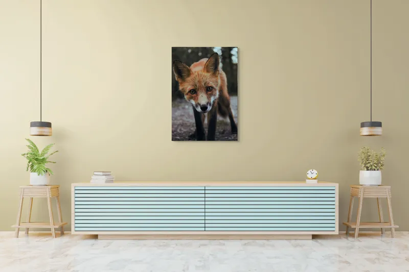 Tablou Canvas cu Vulpe în Lumina Dimineții, , Fără Ramă, 70 x 100 cm – poza 5