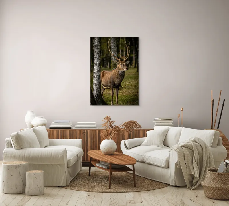 Tablou Canvas Natură și Sălbăticie - Scenă Majestică din Pădure, 70 x 100 cm – poza 4