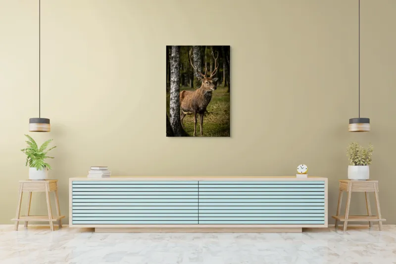Tablou Canvas Natură și Sălbăticie - Scenă Majestică din Pădure, 70 x 100 cm – poza 5