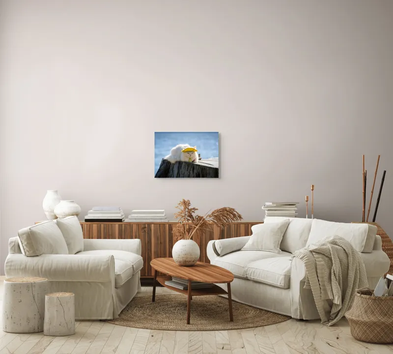 Tablou Canvas Pisică pe Malul Mării - Relaxare și Odihnă Naturală, 54 x 39 cm – poza 5