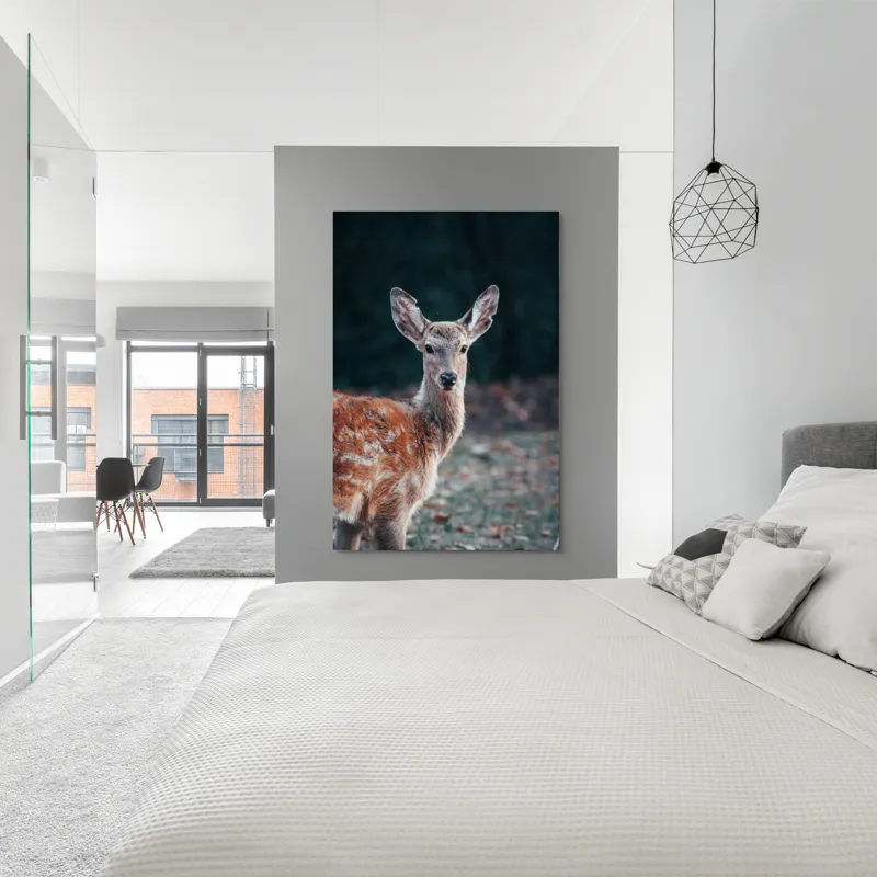Tablou Canvas, "Văzut în pădurea adâncă de toamnă", 100 x 150 cm – poza 5