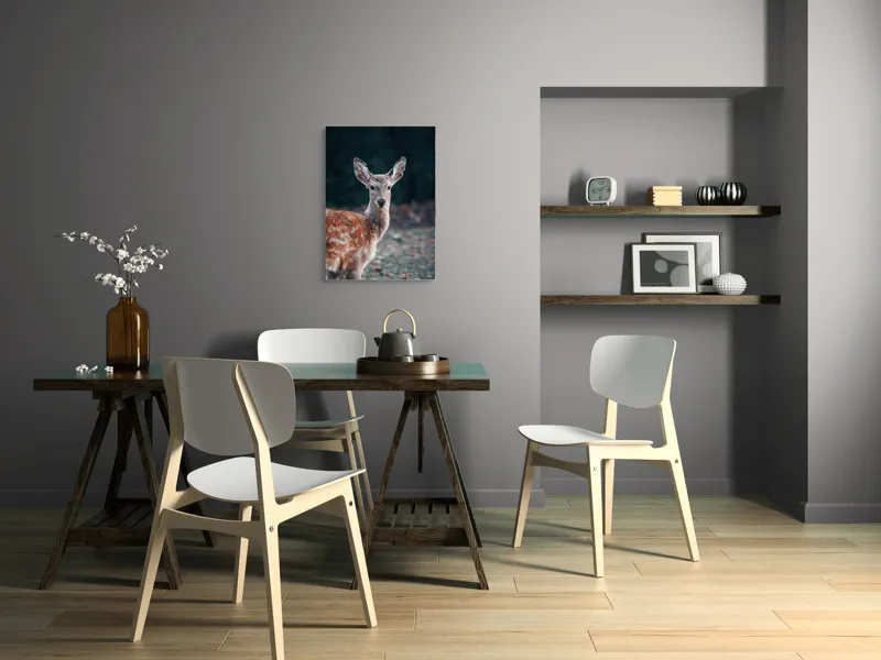 Tablou Canvas, "Văzut în pădurea adâncă de toamnă", 50 x 70 cm – poza 5