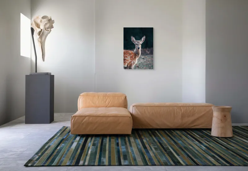 Tablou Canvas, "Văzut în pădurea adâncă de toamnă", 50 x 70 cm – poza 7