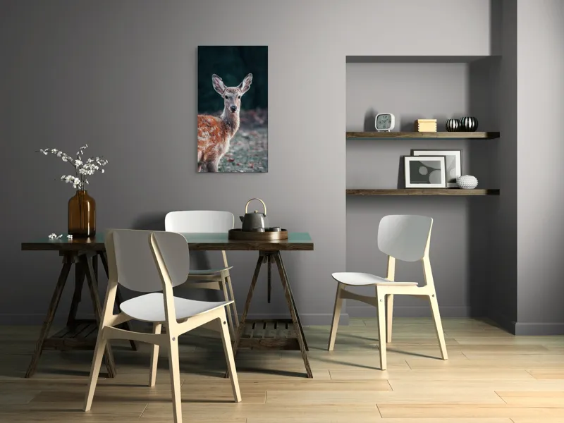 Tablou Canvas, "Văzut în pădurea adâncă de toamnă", 50 x 90 cm – poza 4