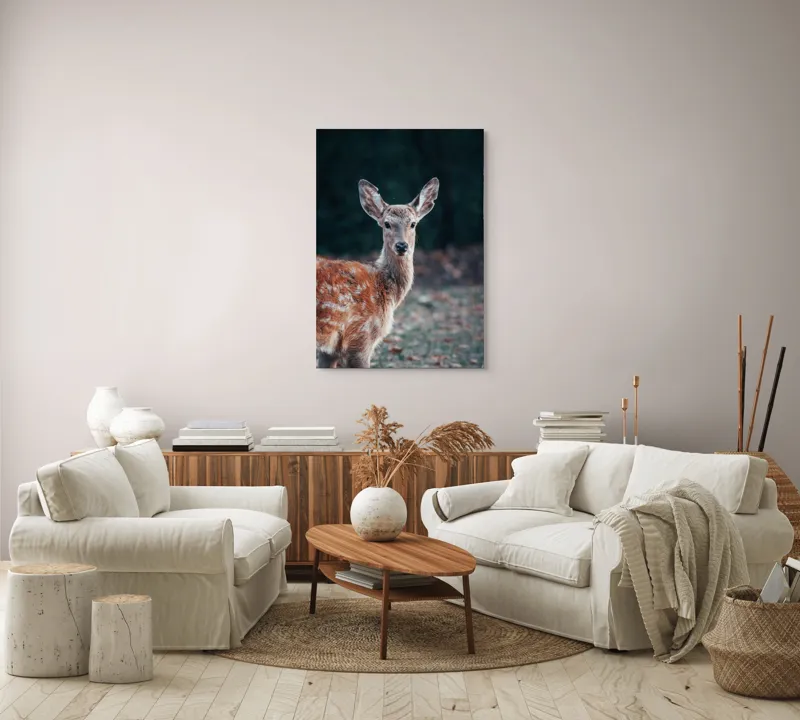 Tablou Canvas, "Văzut în pădurea adâncă de toamnă", 70 x 100 cm – poza 4