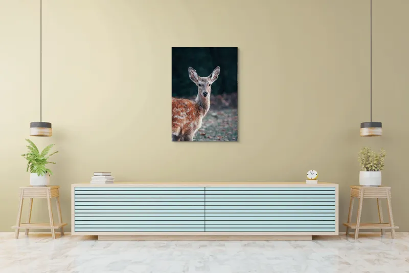Tablou Canvas, "Văzut în pădurea adâncă de toamnă", 70 x 100 cm – poza 5