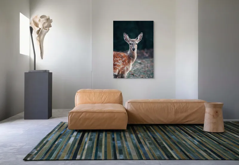 Tablou Canvas, "Văzut în pădurea adâncă de toamnă", 70 x 100 cm – poza 7