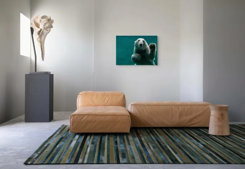 Tablou Canvas, "Urs polar în adâncurile oceanului rece", Nu pot să spun cine sau ce este în imagine., 70 x 50 cm – poza 8