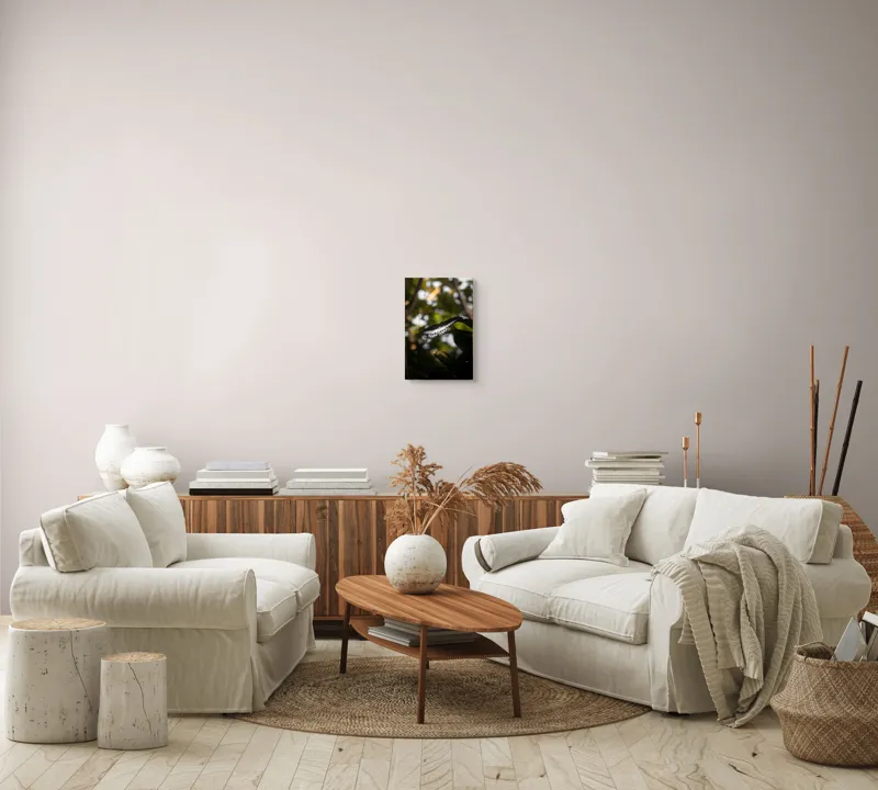 Tablou Canvas, "Fluture în lumina naturii tropicale", Fluture, Fragil, Zbor, Natură, Umbre, Lumină, Aripi, Frumusețe, 26 x 39 cm – poza 7