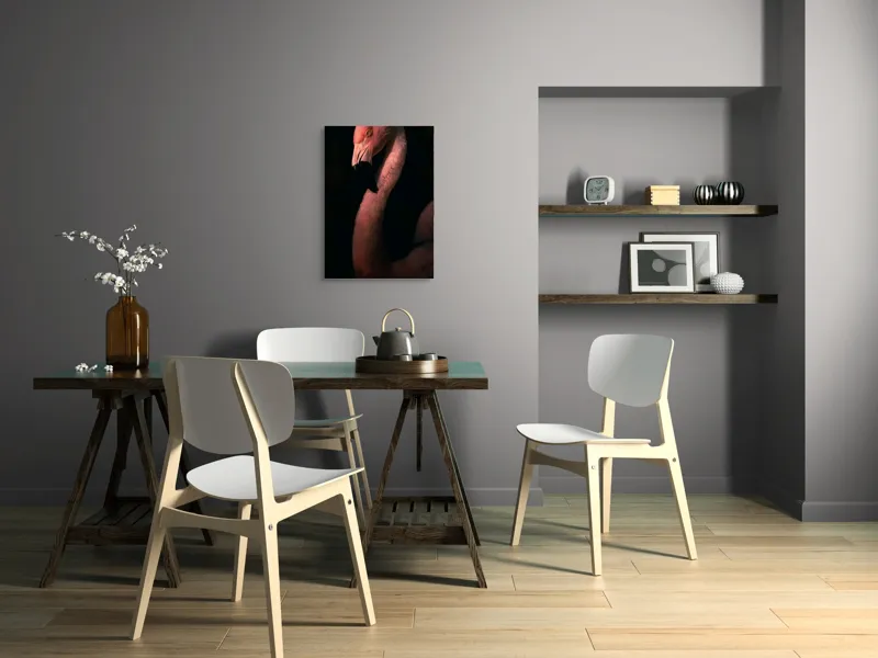 Tablou Canvas, "Flamingo în lumina apusului", 50 x 70 cm – poza 5
