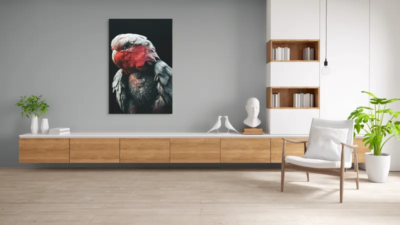 Tablou Canvas, "Papagalul înțelept în lumina serii", I'm not sure who this is in the image., 100 x 150 cm – poza 8