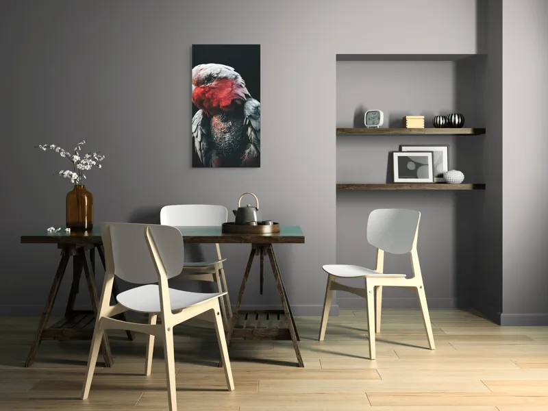 Tablou Canvas, "Papagalul înțelept în lumina serii", I'm not sure who this is in the image., 50 x 90 cm – poza 4