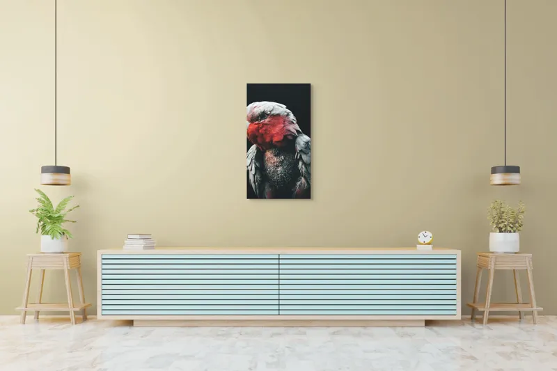 Tablou Canvas, "Papagalul înțelept în lumina serii", I'm not sure who this is in the image., 50 x 90 cm – poza 6