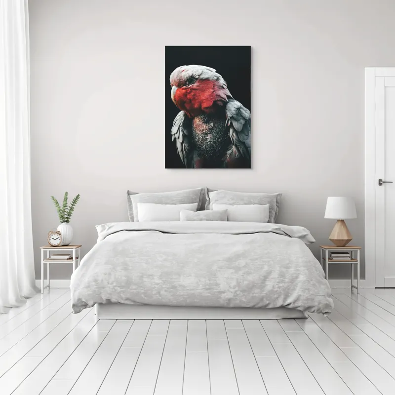Tablou Canvas, "Papagalul înțelept în lumina serii", I'm not sure who this is in the image., 70 x 100 cm – poza 3