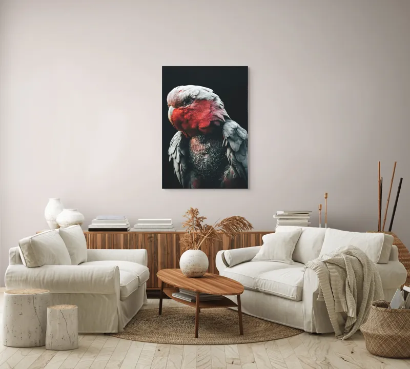 Tablou Canvas, "Papagalul înțelept în lumina serii", I'm not sure who this is in the image., 70 x 100 cm – poza 4